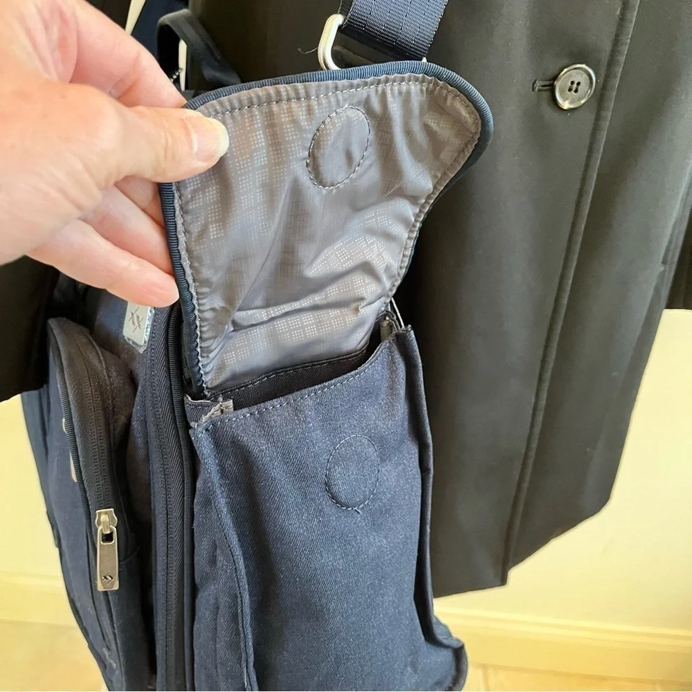 NEW JuJuBe XY Collection Diaper Bag Blue Messenger Bag Over Shoulder NWT Tote